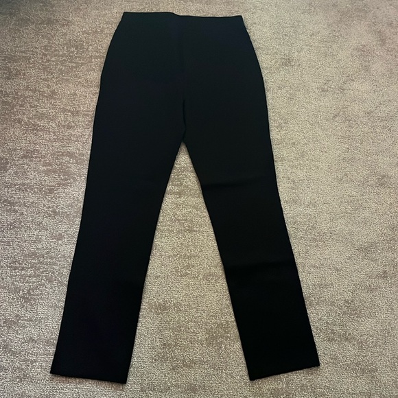 NWT Quince Black Ultra-Stretch Ponte Straight Leg Pant Size M - Picture 9 of 9
